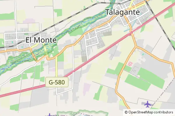 Mapa Talagante