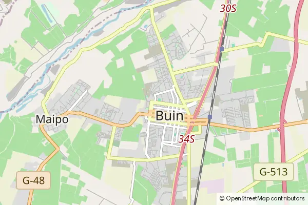 Mapa Buin