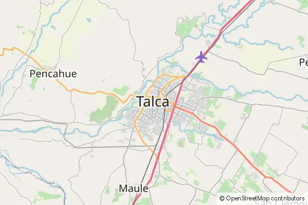 Mapa Talca