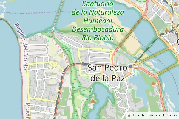 Mapa San Pedro de la Paz
