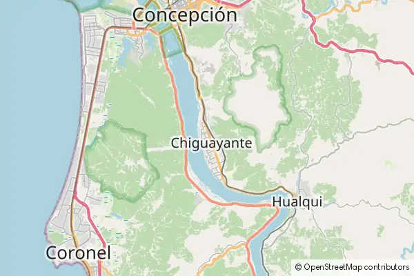 Mapa Chiguayante