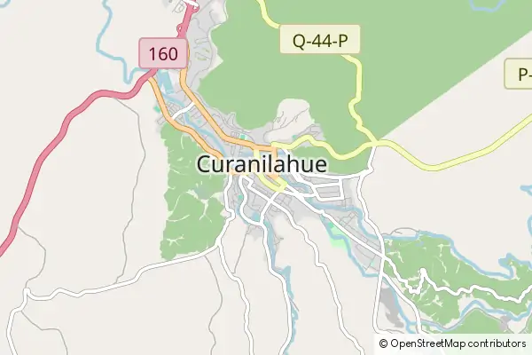 Mapa Curanilahue