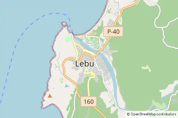 Mapa Lebu