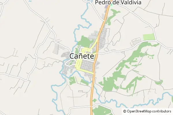 Mapa Cañete