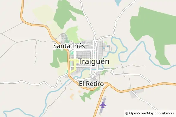 Mapa Traiguén