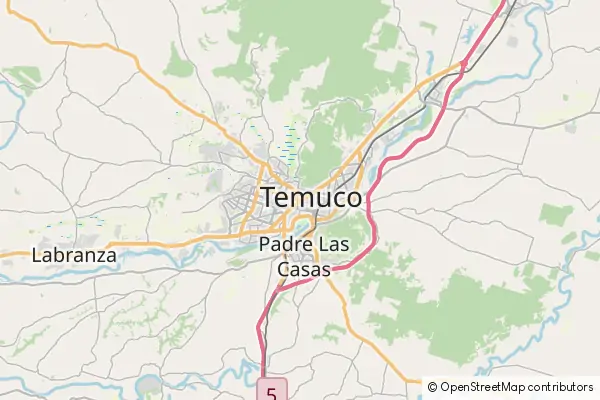 Mapa Temuco