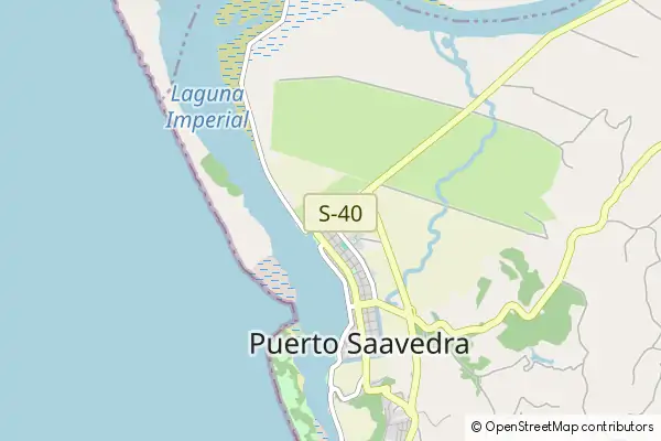 Mapa Puerto Saavedra