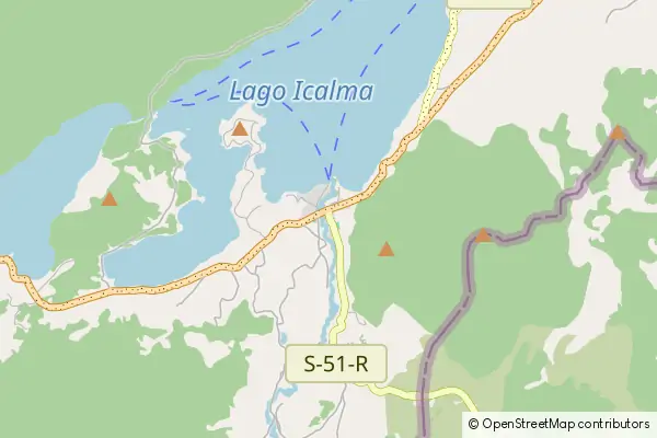 Mapa Icalma