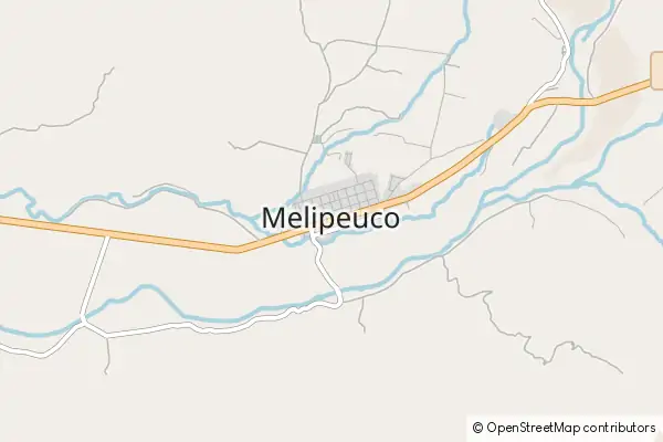 Mapa Melipeuco