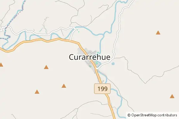 Mapa Curarrehue