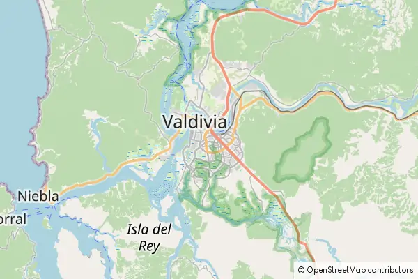 Mapa Valdivia