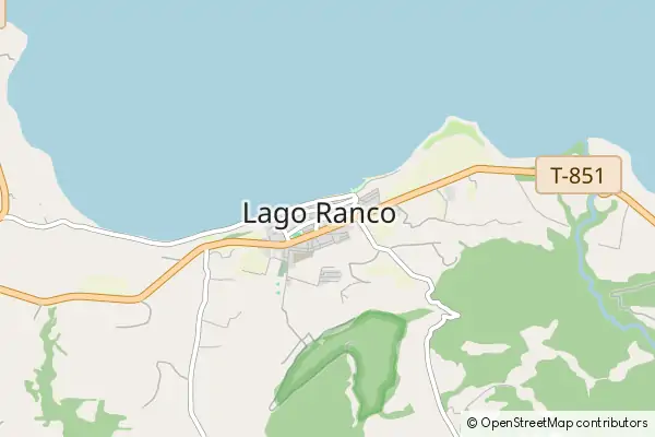 Mapa Lago Ranco