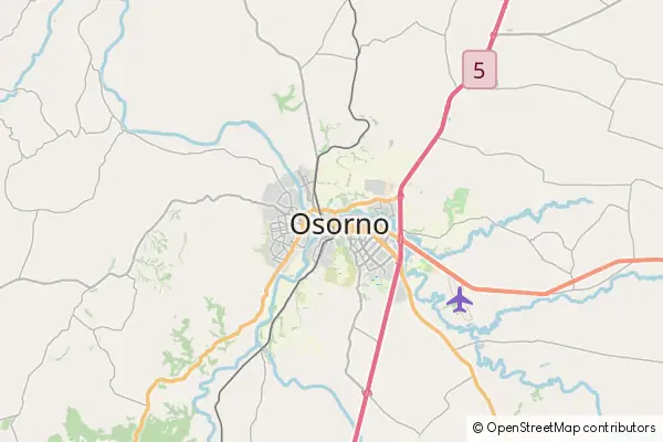 Mapa Osorno