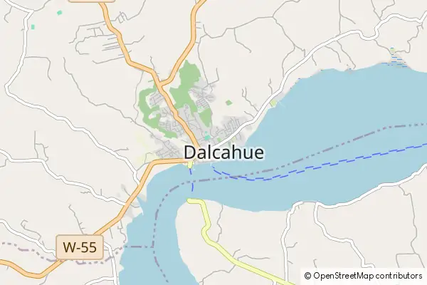 Mapa Dalcahue