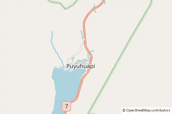 Mapa Puyuhuapi