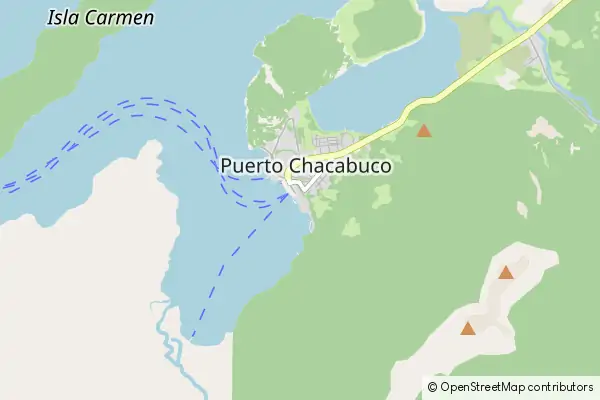 Mapa Puerto Chacabuco