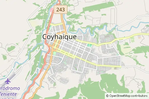 Mapa Coyhaique