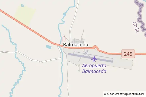 Mapa Balmaceda