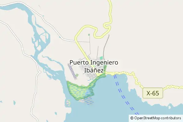 Mapa Puerto Ingeniero Ibáñez