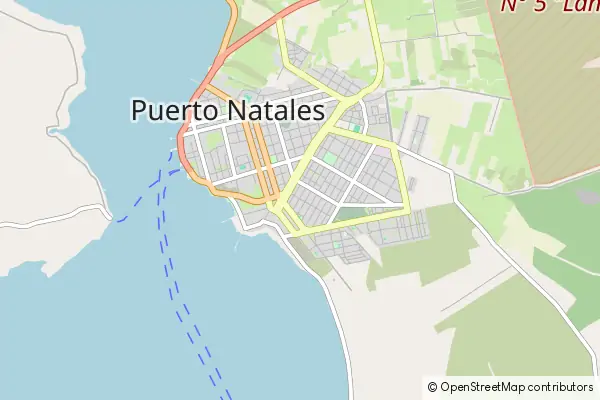 Mapa Puerto Natales