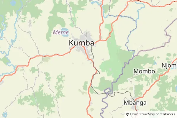 Mapa Kumba