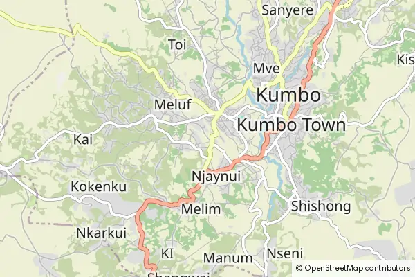 Mapa Kumbo