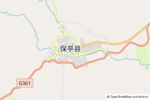 Mapa Baoting County