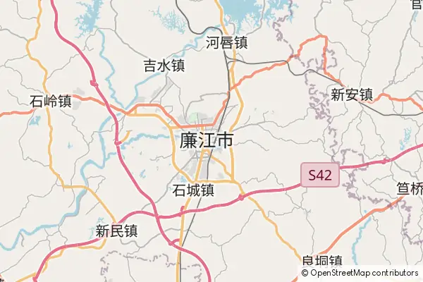 Mapa Lianjiang