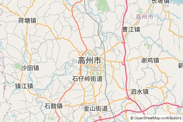 Mapa Gaozhou