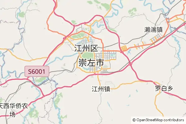 Mapa Chongzuo