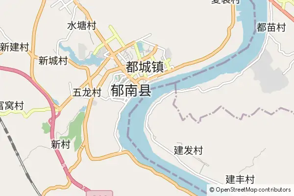 Mapa Yunan County