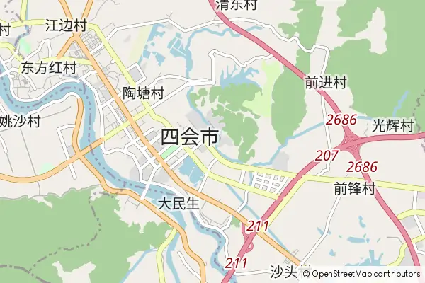 Mapa Sihui