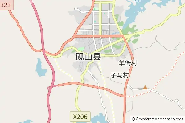 Mapa Yanshan County