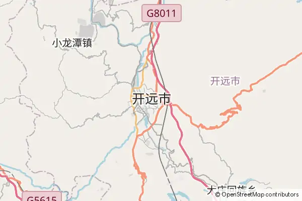 Mapa Kaiyuan