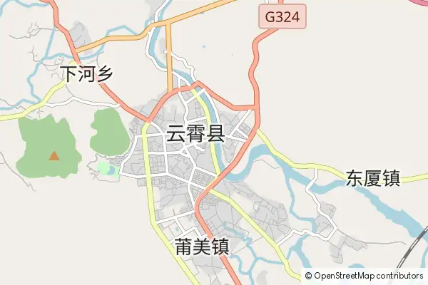 Mapa Yunxiao County