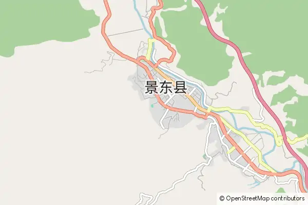 Mapa Jingdong County