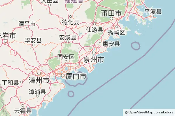 Mapa Jinjiang