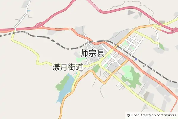 Mapa Shizong County