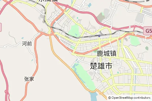 Mapa Chuxiong