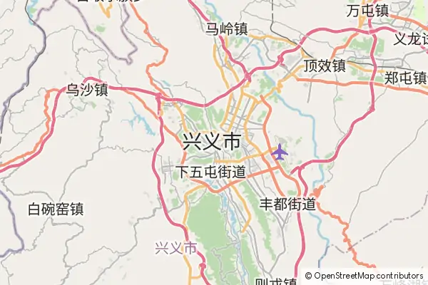 Mapa Xingyi