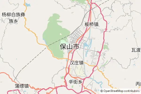 Mapa Baoshan