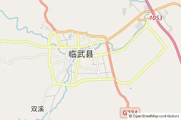 Mapa Linwu County