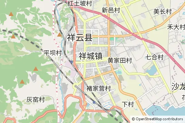 Mapa Yun County