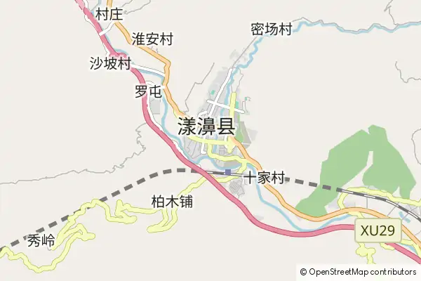 Mapa Yangbi County