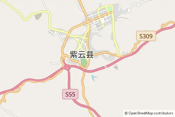 Mapa Ziyun County