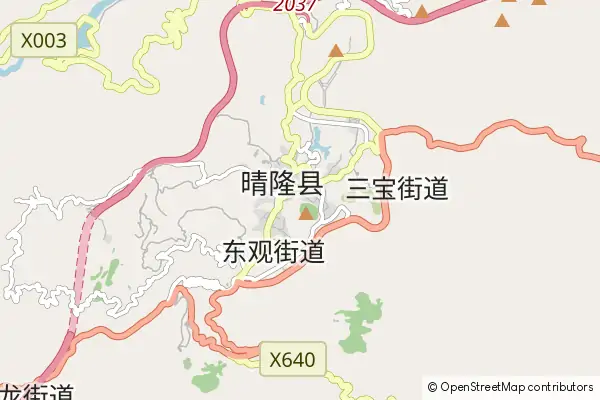 Mapa Qinglong County