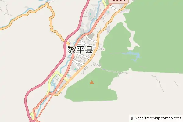 Mapa Liping county