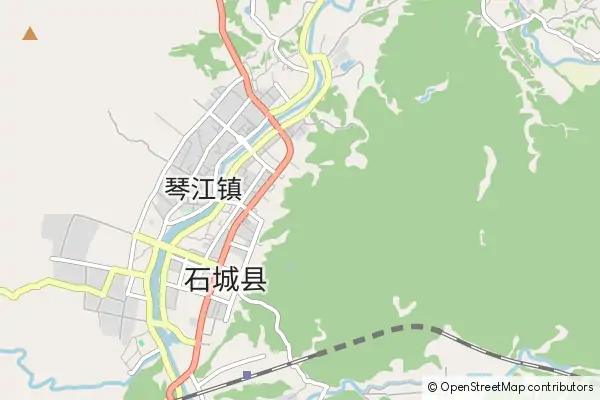 Mapa Shicheng County