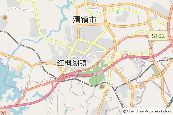 Mapa Qingzhen