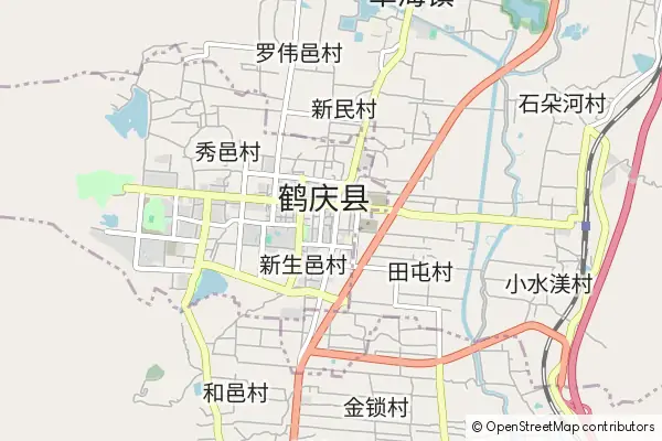 Mapa Heqing County